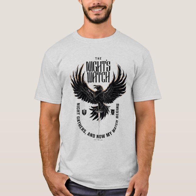 Camiseta O Motto do Relógio da Noite (Frente)