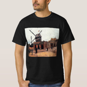 Camiseta O Moulin de la Galette por Vincent van Gogh
