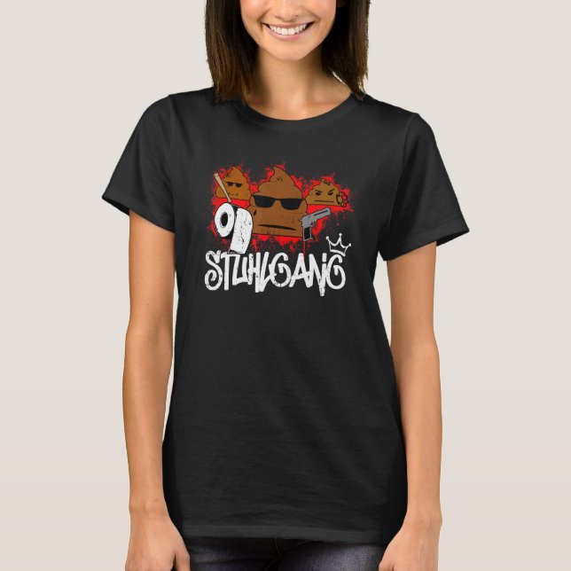 Camiseta O Movimento Bowel Com Poop Coroa Os Melhores Amigo (Frente)