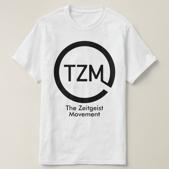 Camiseta O movimento do zeitgeist (Frente do Design)