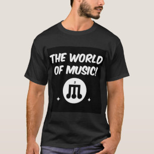 Camiseta O Mundo Da Música