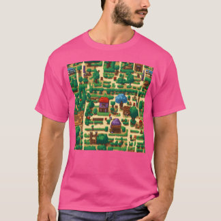 Camiseta O mundo dos jogos clássicos de vídeo engraçado par