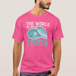 Camiseta O Mundo É Minha Ostra Ostras