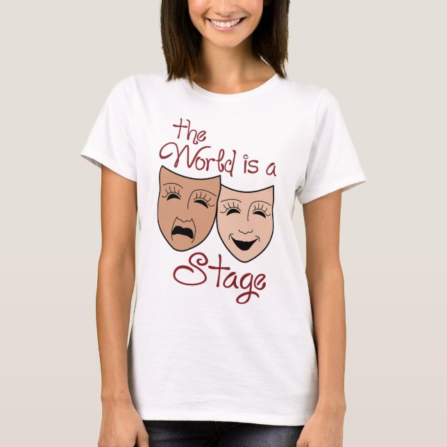 Camiseta O mundo é um Palco (Frente)