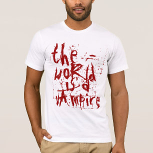 Camiseta o mundo é um vampiro