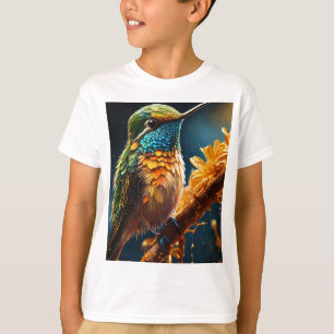 Camiseta O mundo encantador do beija-flor"