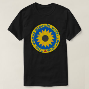 Camiseta O Mundo Fica Com A Ucrânia