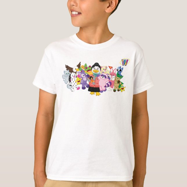 Camiseta O mundo mágico de Webkinz (Frente)