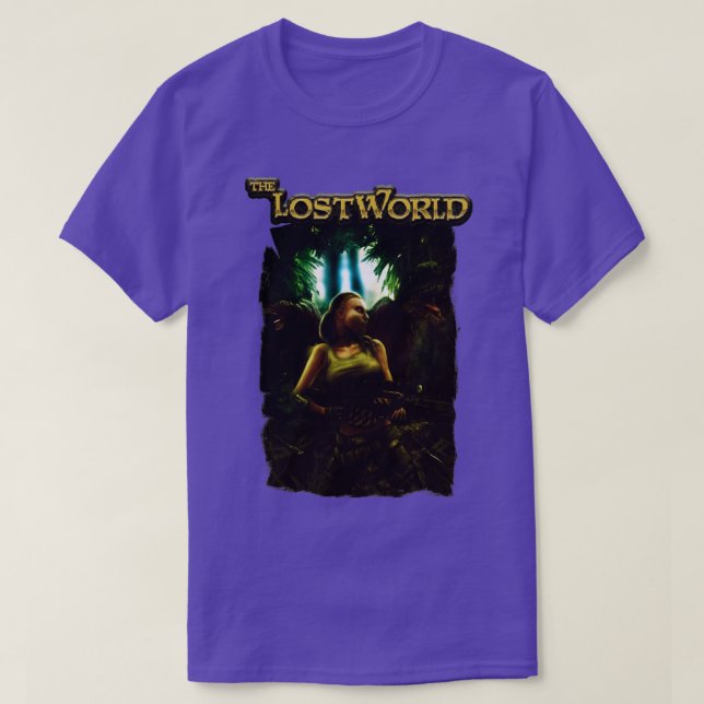 Camiseta O Mundo Perdido (Frente do Design)