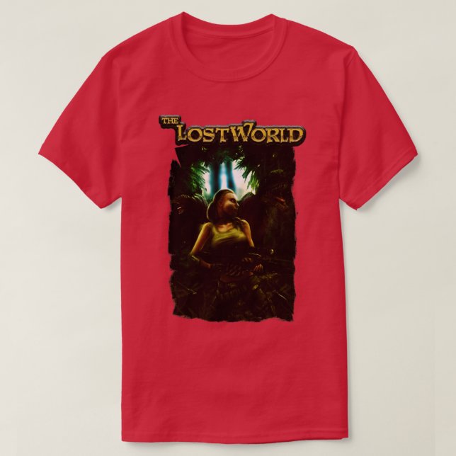 Camiseta O Mundo Perdido (Frente do Design)