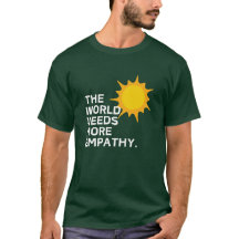 O mundo precisa de empatia em T-Shirt - escuro