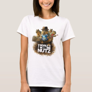 Camiseta O mundo saiu de Nutz com o esquilo