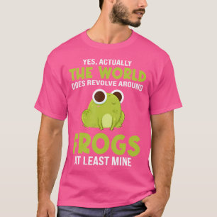 Camiseta O mundo se movimenta em torno dos Sapos de Sapos