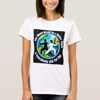Camiseta O Mundo Seria Melhor com Tai Chi