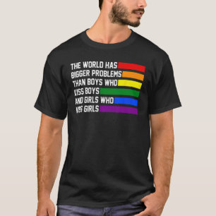 Camiseta O mundo tem problemas maiores do que os rapazes LG