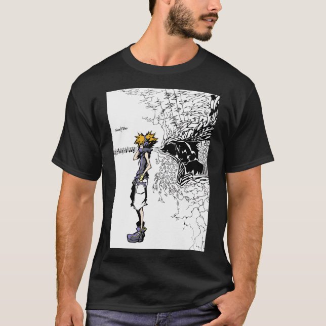 Camiseta O mundo termina com você - Neku Classic T-Shirt (Frente)