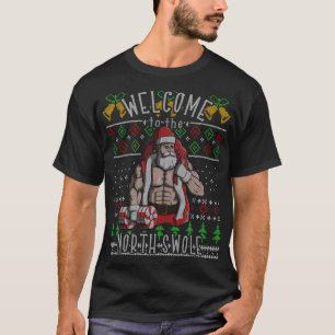Camiseta O Musculoso do Noel do Swole Norte - Natal Feio
