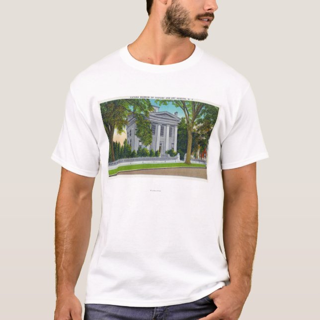 Camiseta O museu do Cayuga da história e da arte (Frente)