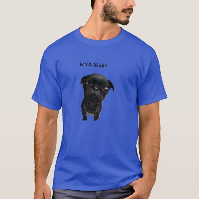 Camiseta O Mya pôde azul (Frente)