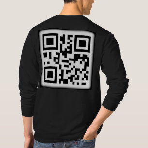 Camiseta O Na moda QR Code T-Shirt