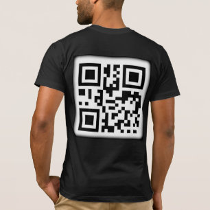 Camiseta O Na moda QR Code T-Shirt