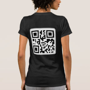 Camiseta O Na moda QR Code T-Shirt