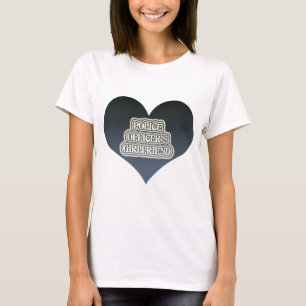Camiseta O namorada do agente da polícia