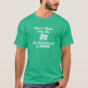 Camiseta O namorada é irlandês