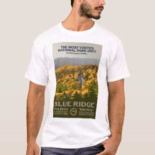 Camiseta O Não Parque Mais Visitado! - Cordilheira Azul