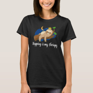Camiseta O Napping É A Minha Citação Do Sono De Terapia
