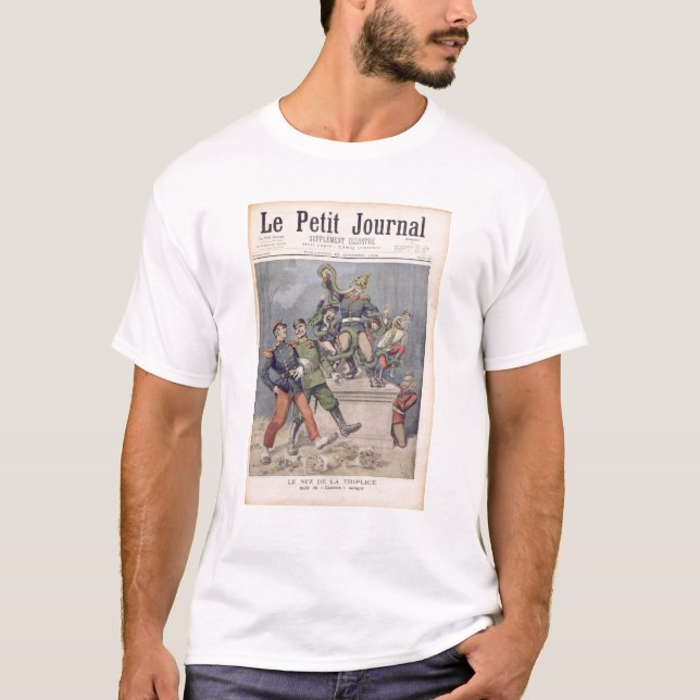 Camiseta O nariz dos aliados após Laocoon (Frente)