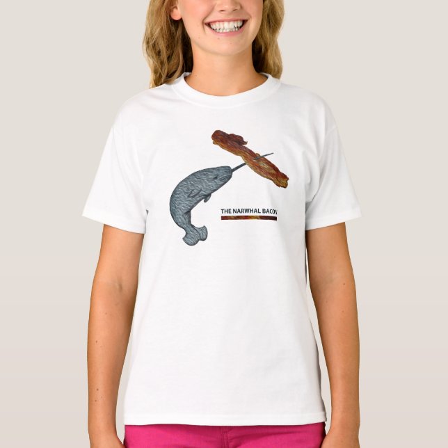 CAMISETA O NARWHAL BACON (Frente)