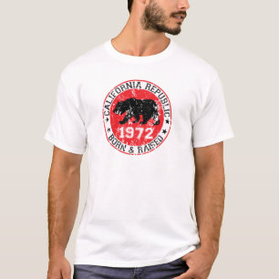 Camiseta O nascer da república de Califórnia aumentou 197