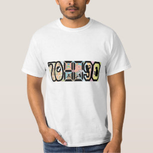 Camiseta O nascer nos anos 70, cresceu acima no anos 80