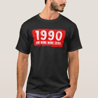 Camiseta O Nascimento De 1990 Para Homens E Mulheres, Incrí