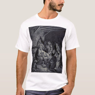 Camiseta O Nascimento de Jesus por Gustave Doré Tinta Vitor