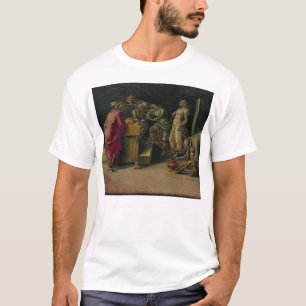 Camiseta O nascimento de St John o baptista (óleo no