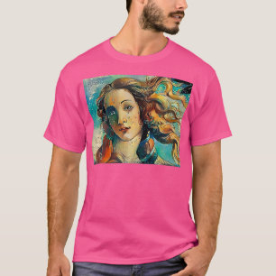 Camiseta O Nascimento de Venus Botticelli Makeover