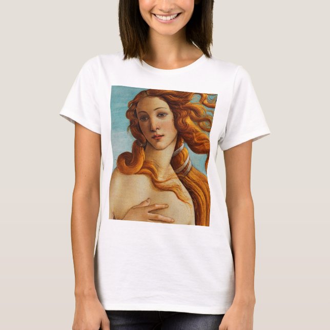 Camiseta O Nascimento de Vênus (detalhe), Sandro Botticelli (Frente)