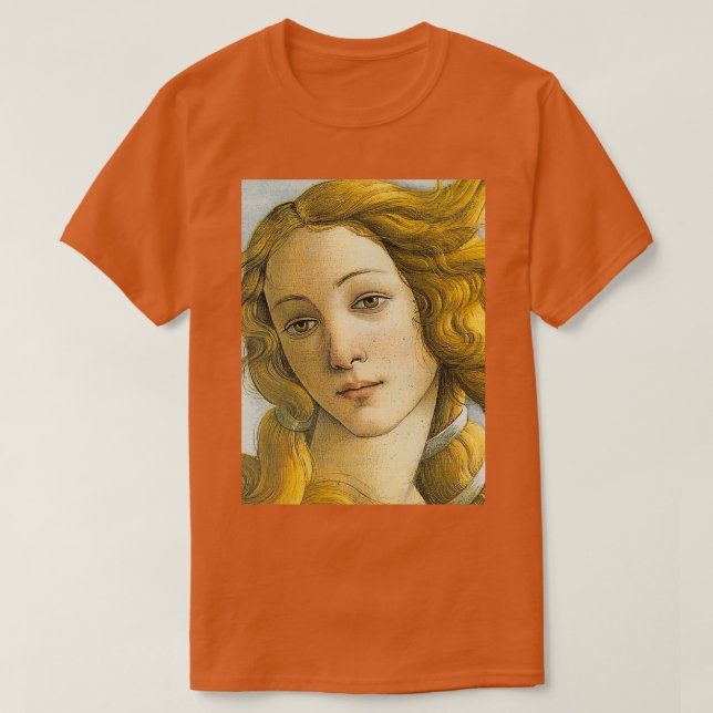 Camiseta O Nascimento de Vênus Sandro Botticelli 10 (Frente do Design)