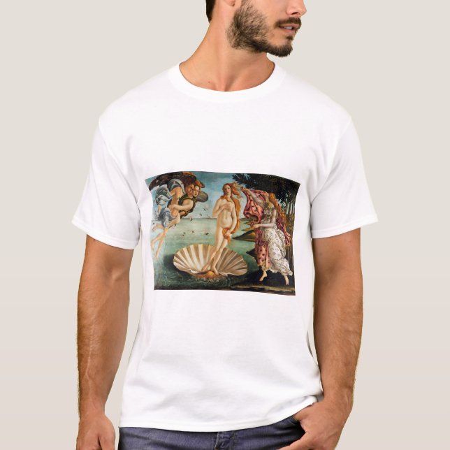 Camiseta O Nascimento de Vênus, Sandro Botticelli, 1485 (Frente)