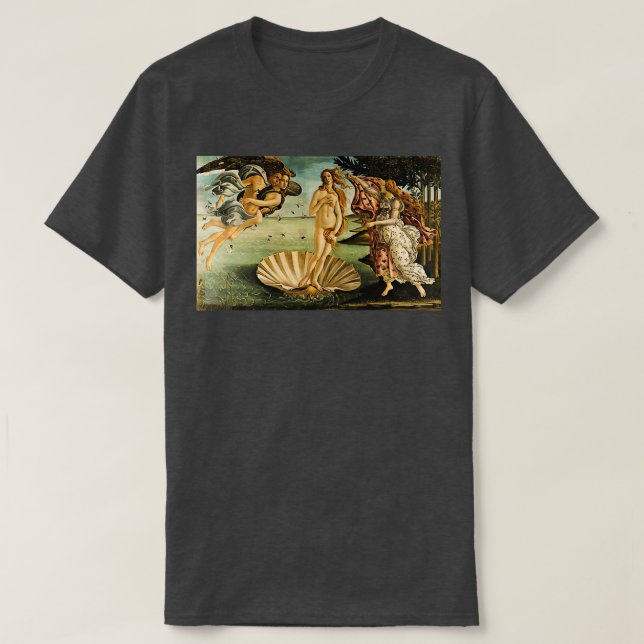 Camiseta O Nascimento de Vênus Sandro Botticelli 7 (Frente do Design)