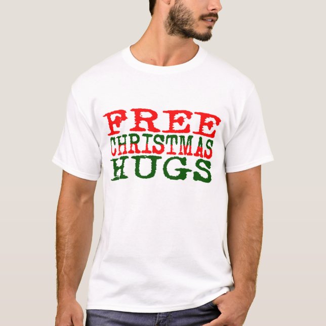 Camiseta O Natal abraça o t-shirt (Frente)