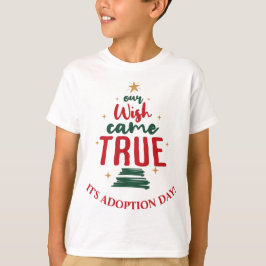 Camiseta O Natal da Criança de Adoção "Nosso Desejo Virou V