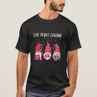 Camiseta O Natal da Família Correspondente da Tia Gnome Xma