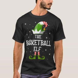 Camiseta O Natal da família Elf de basquete