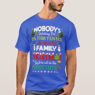 Camiseta O Natal da família estamos todos nesta Feliz