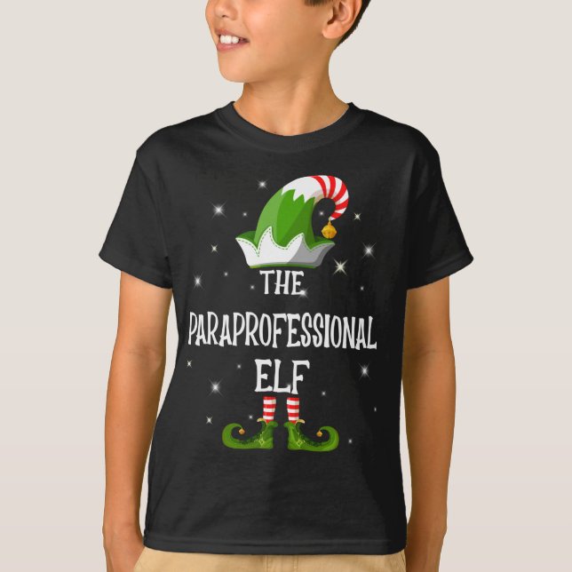 Camiseta O Natal da Família Paraprofessionnelle. (Frente)