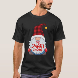 Camiseta O Natal da Família Smart Gnomo Engraçado