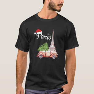 Camiseta O Natal De Paris E A Torre Eiffel Fren Romântica
